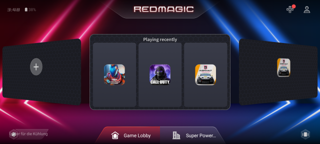 RedMagic 6S Pro Game Space