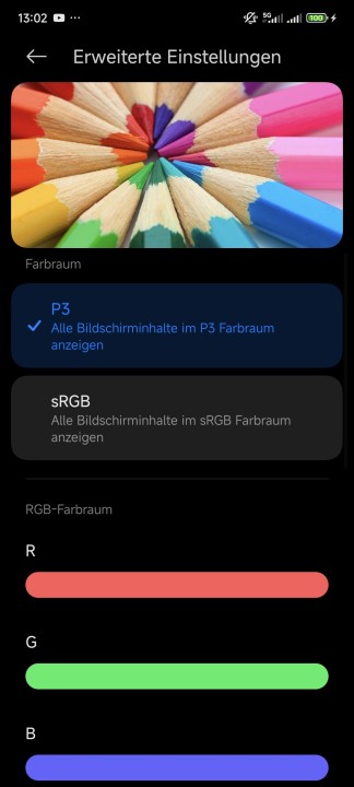 Poco F6 Display Einstellungen