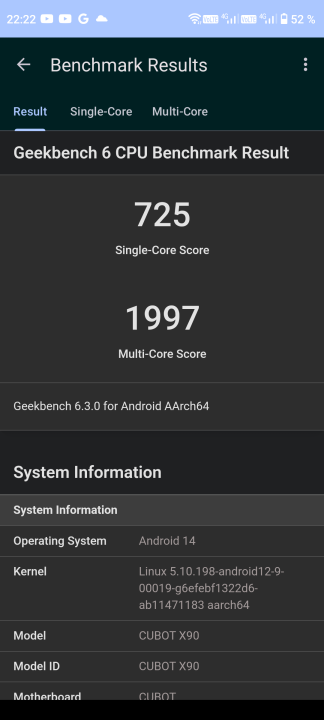 Cubot X90 Benchmarks