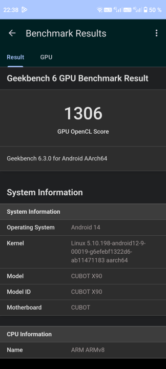 Cubot X90 Benchmarks