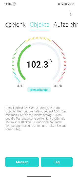 AGM X6 Infrarot Thermometer