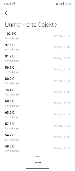 AGM X6 Infrarot Thermometer