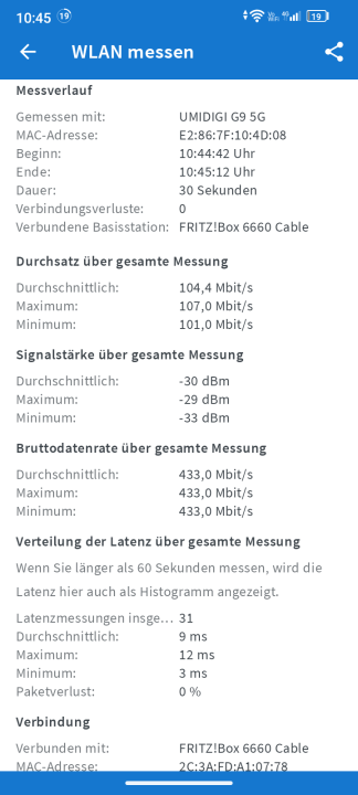 UmiDigi G9 5G WLAN Test 1