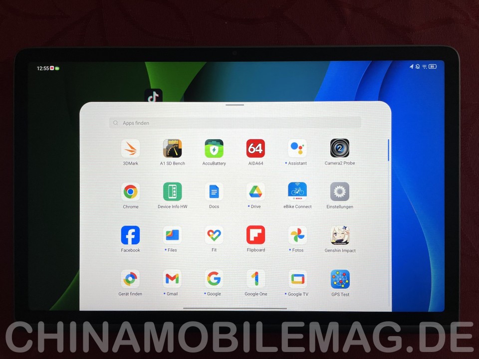 Lenovo Tab Plus Display