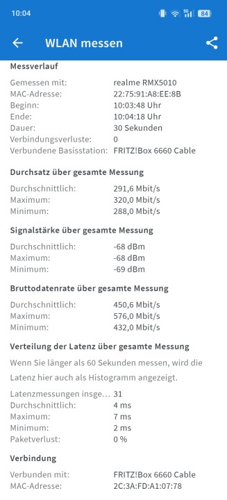 Realme GT7 Pro WLAN Test 2